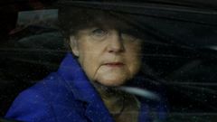 Německá kancléřka Angela Merkelová. Příjezd na summit EU.
