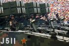Zmenším armádu, řekl čínský prezident na vojenské přehlídce