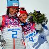 Norky Björgenová a Wengová plakají po skiatlonu na olympiádě v Soči