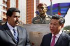 maduro si ťin-pching busta chávez venezuela čína