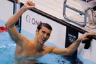Phelps na dálku zastínil i mistra světa z polohovky Lochteho