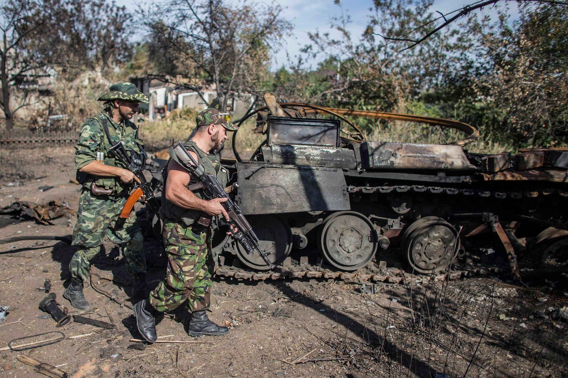 Ukrajina - Luhanská oblast - proruští rebelové