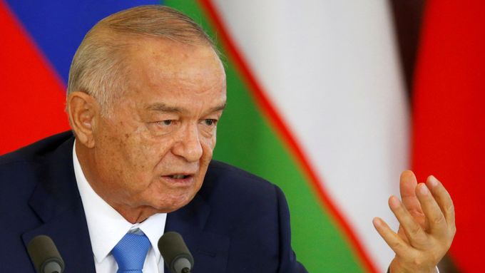 Uzbecký prezident Islam Karimov na snímku z dubna 2016.