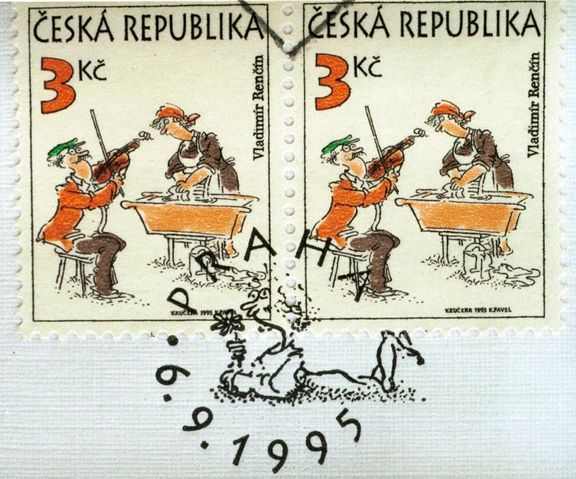 Známky Vladimíra Renčína z roku 1995