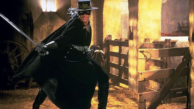 Antonio Banderas ve filmu Zorro (1998)