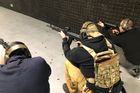 Brno střelnice Ukrajinci cvičení kurzy příprava boj