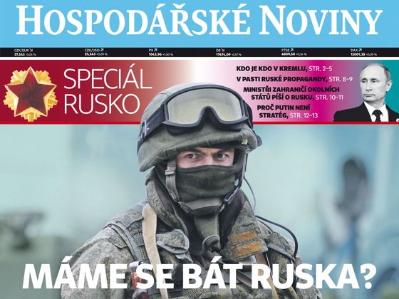 Speciál "Máme se bát Ruska?" Titulka HN - speciál - Máme se bát Ruska