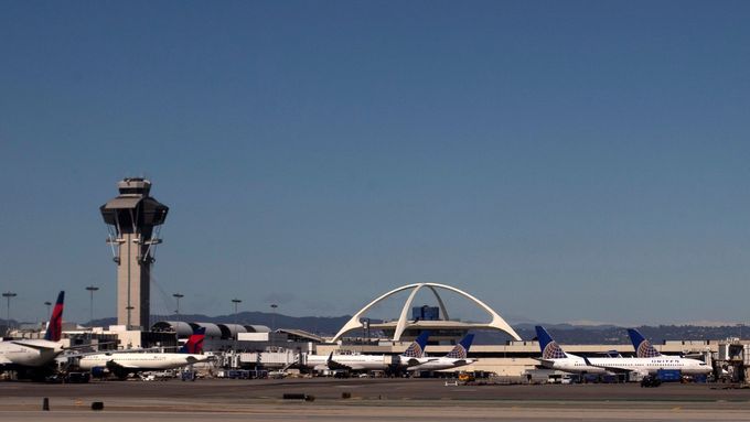 Letiště v Los Angeles.