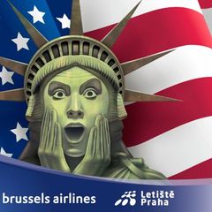 Brussels Airlines - New York, logo