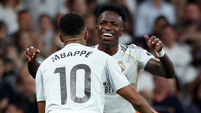 Kylian Mbappé a Vinícius Junior, Real Madrid