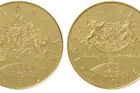 Lev, orlice a návrší s lípou. ČNB vydala k výročí státu zlatou minci za 10 000 korun