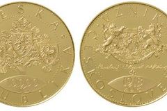 Lev, orlice a návrší s lípou. ČNB vydala k výročí státu zlatou minci za 10 000 korun