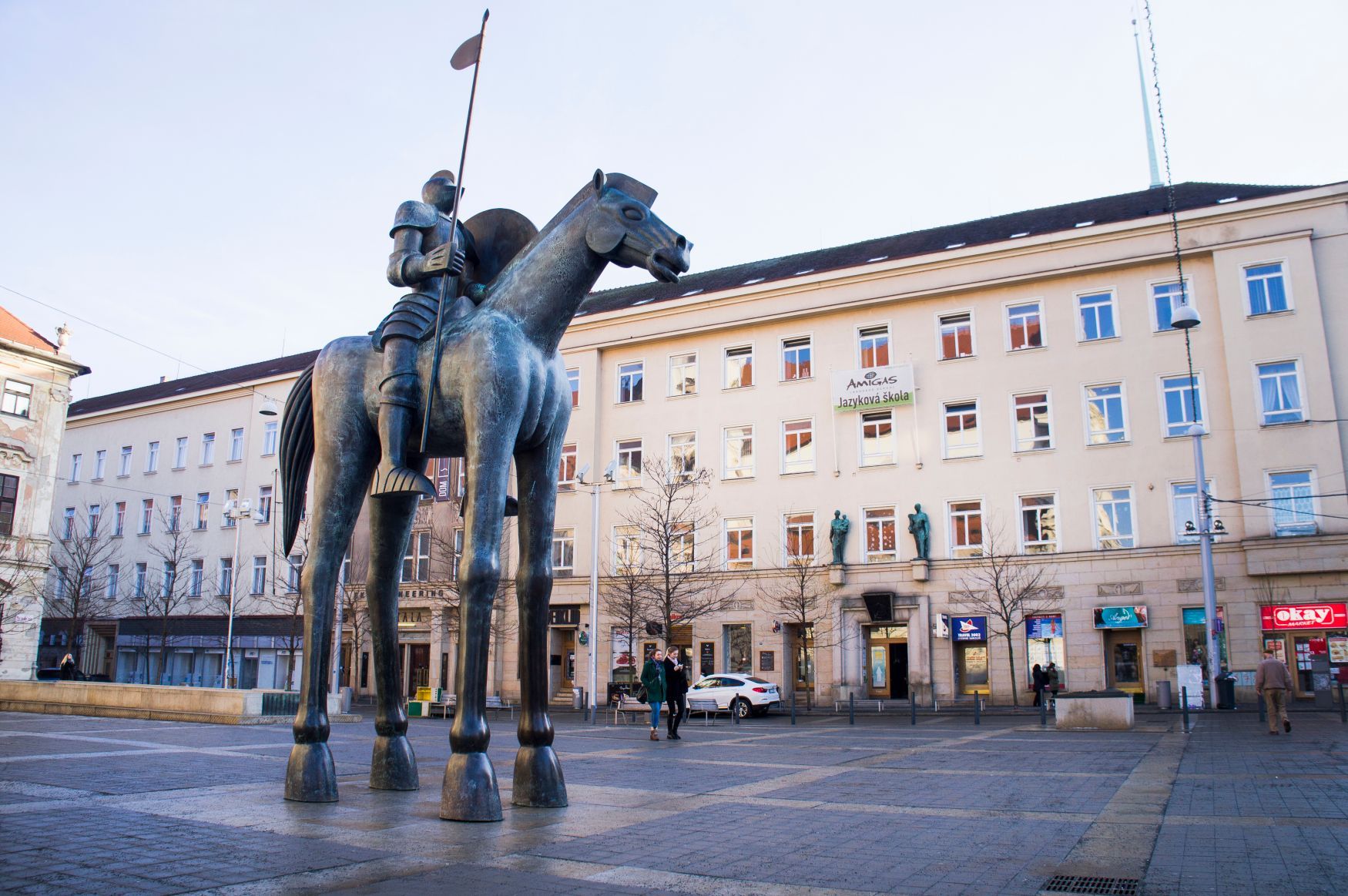 Jezdecká socha Jošta Lucemburského