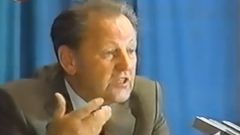 Miloš Jakeš v Červeném Hrádku,1989