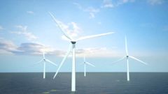 Vizualizace: jedna větrná farma v Atlantiku o velikosti Indie by mohla zásobit elektřinou celý svět