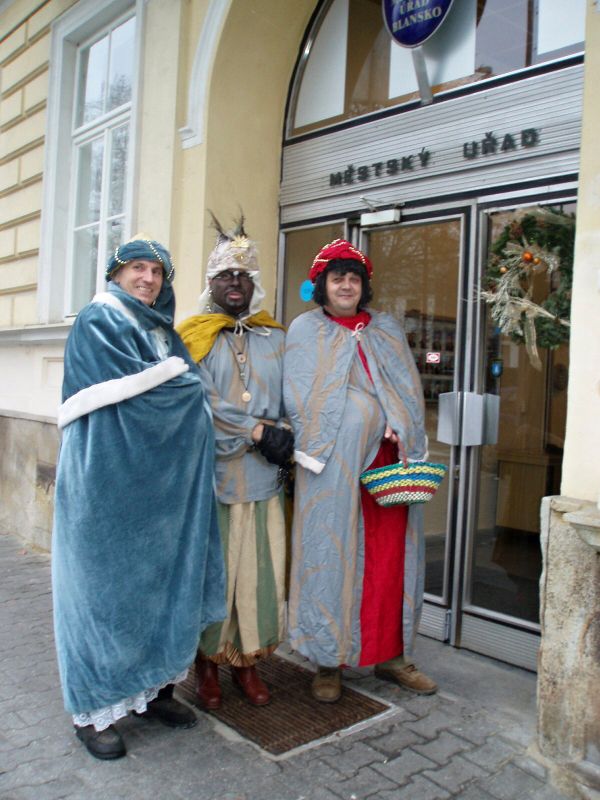 Koledování na Městském úřadě v Blansku. | Foto: Aktuálně.cz