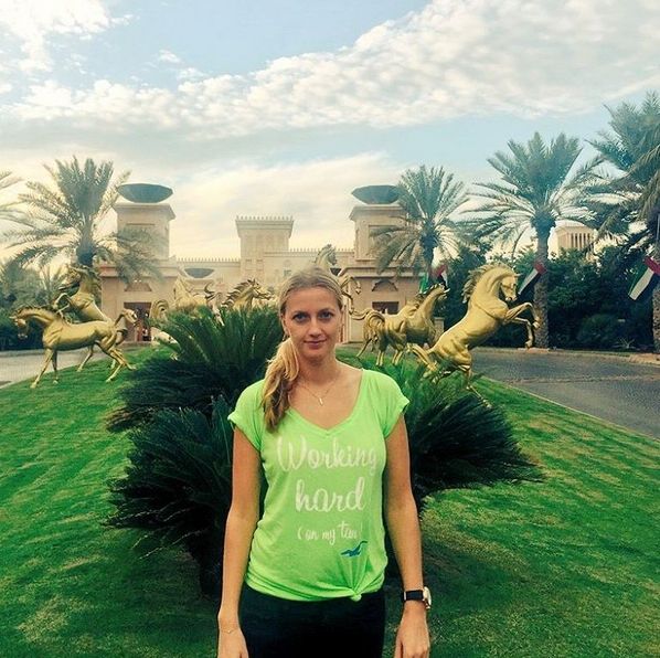 Petra Kvitová na dovolené v Dubaji. | Foto: Instagram