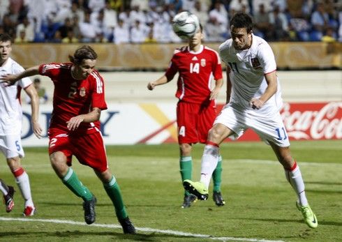 Jan Vošáhlík střílí gól na 1:1 | Foto: Sport