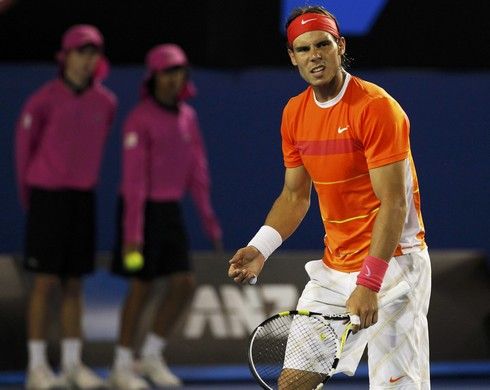 Rafael Nadal se povzbuzuje | Foto: Sport