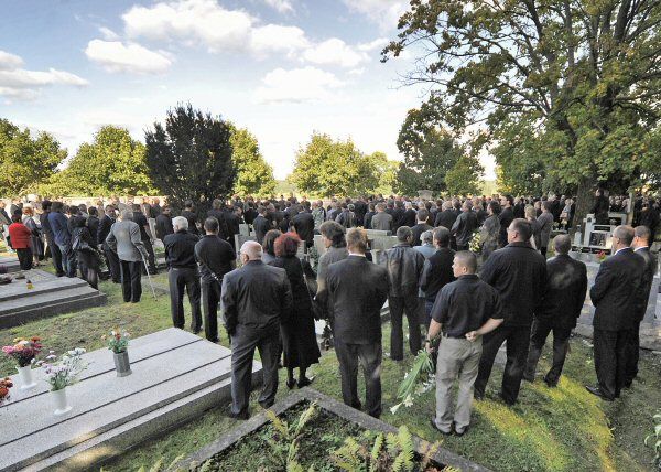 Pohřeb Josefa Vašíčka v Havlíčkově Brodě | Foto: ČTK