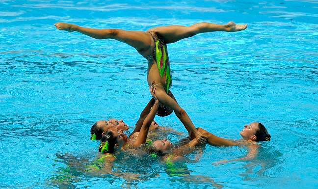 MS v synchronizovaném plavání | Foto: Reuters