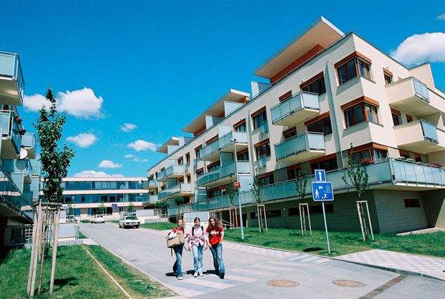 Jeden z produktů pražské firmy Skanska - bytovky v Nových Butovicích | Foto: Skanska