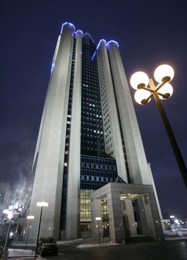 Současné moskevské sídlo Gazpromu. | Foto: Reuters