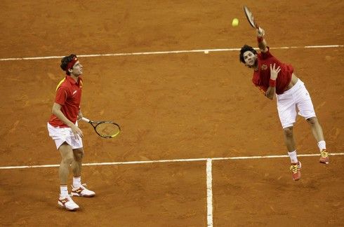 Fernando Verdasco smečuje | Foto: Sport