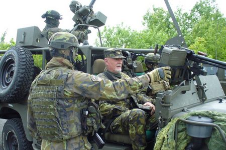 Blaškovo loučení s armádou. | Foto: Přijdu včas, army.cz