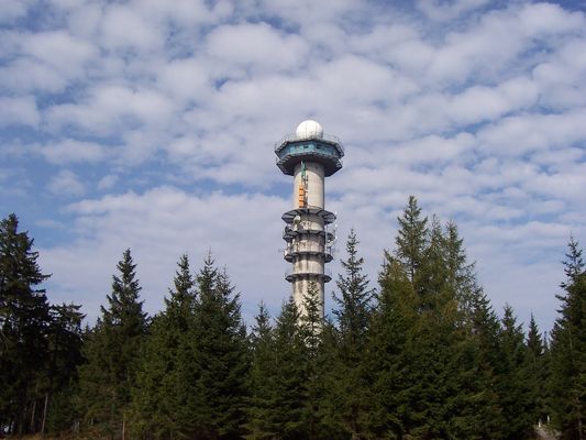 Meteorologický radar v Brdech. | Foto: Josef Tuček