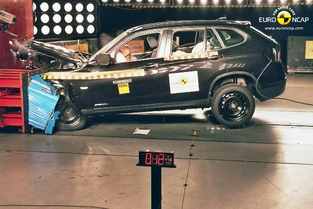 Při posledním testu se zkoušelo BMW X1 | Foto: Euro NCAP