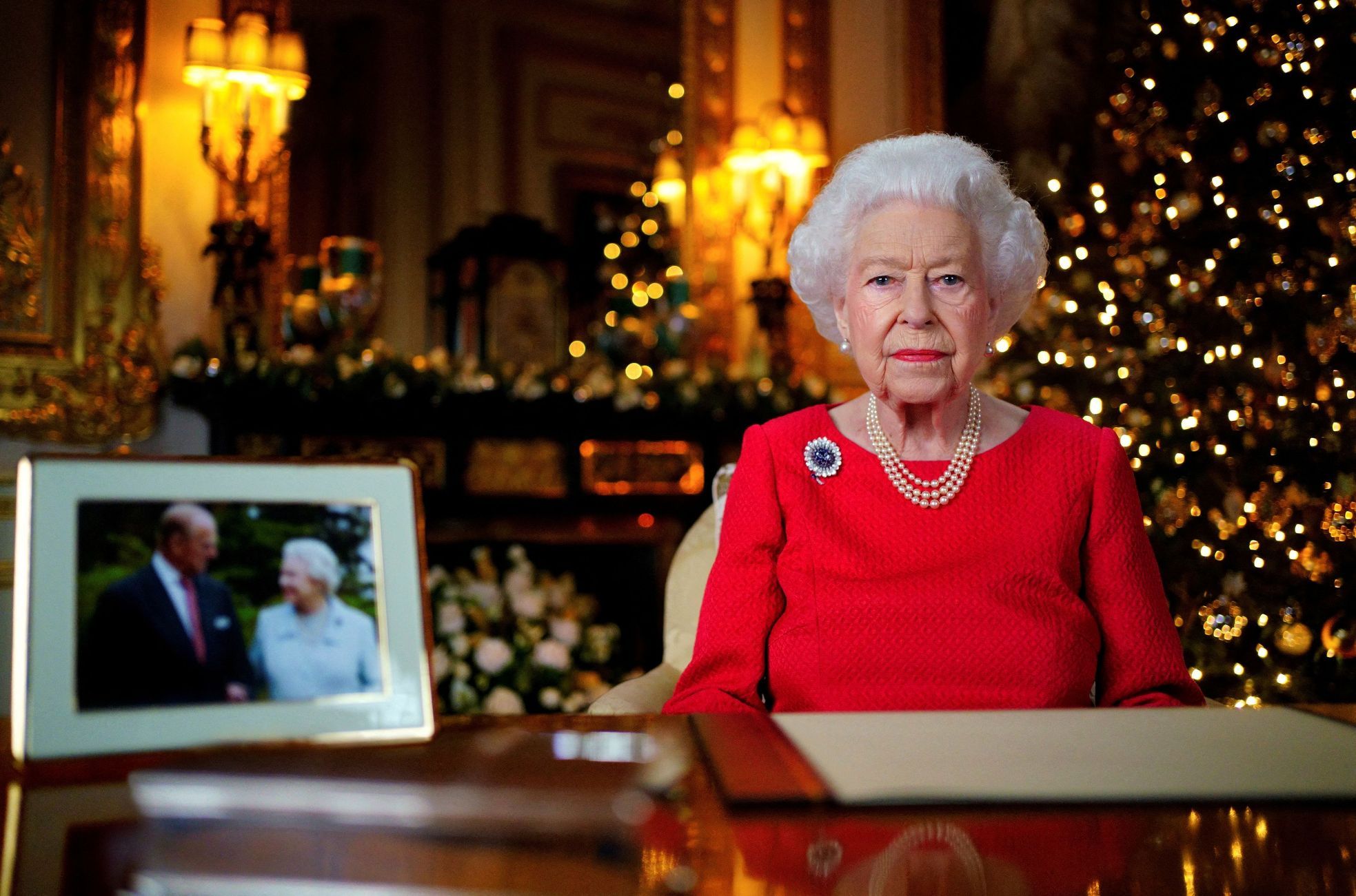 An armed man apparently broke into the area where Queen Elizabeth celebrates Christmas