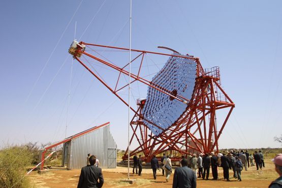 Celkový pohled na teleskop projektu HESS v Namibii. | Foto: HESS Project