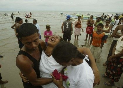 Řádění hurikánu Felix zanechala v Nicaragui 38 mrtvých. | Foto: Reuters