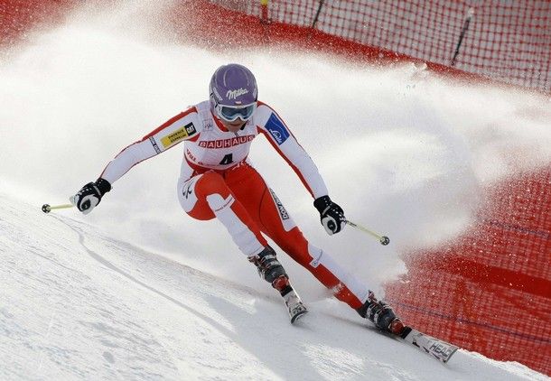 Šárka Záhrobská na MS při Super G do superkombinace | Foto: Reuters