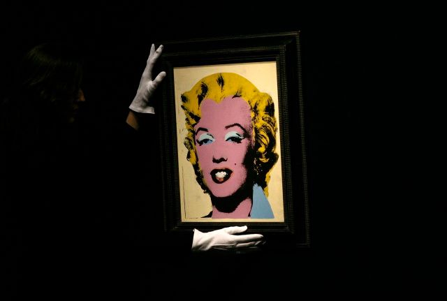 V březnu proběhla v Londýně dražba "Lemon Marilyn" od Andyho Warhola. | Foto: Reuters