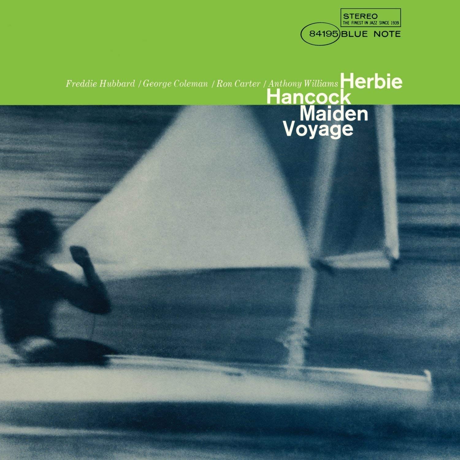 Obaly desek vydaných na Blue Note Records jsou dnes vystavovanými uměleckými artefakty. Na snímku je album Herbieho Hancocka Maiden Voyage z roku 1965.