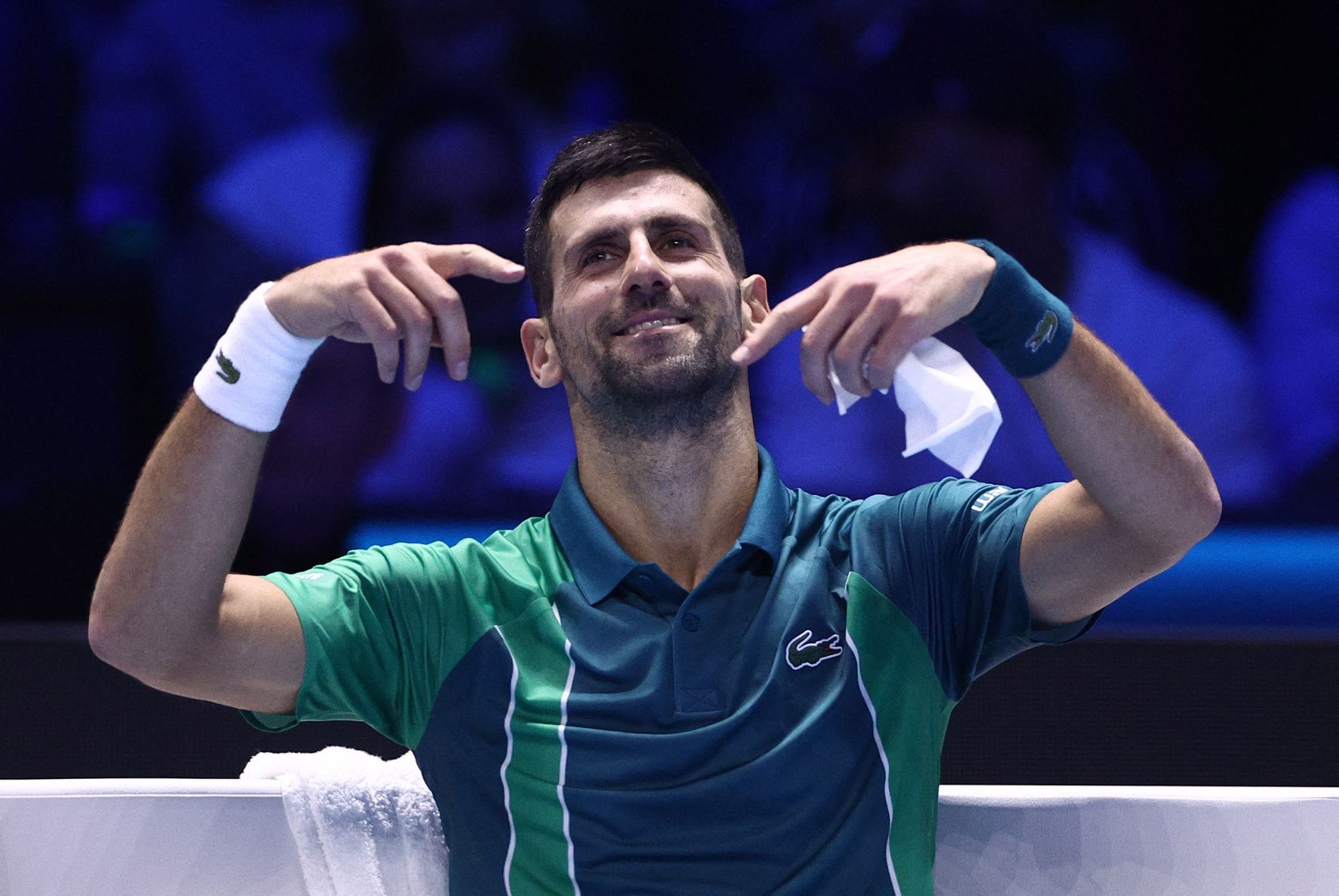 Anche se Sinner ha vinto la promozione per Djokovic, ha mancato un duello chiave.  Si dedicò ai bambini