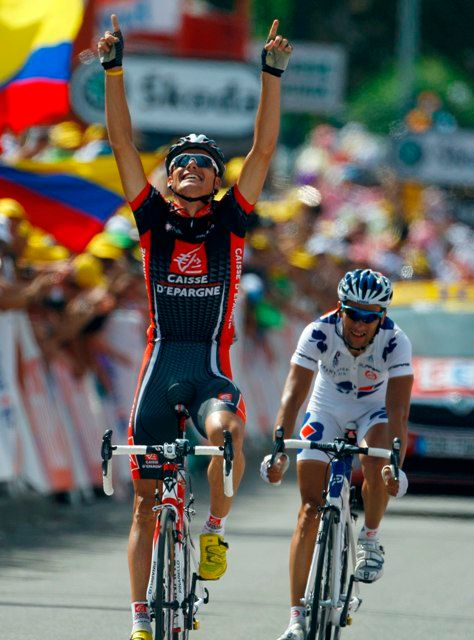 Luis Sanchez, vítěz osmé etapy. | Foto: Reuters