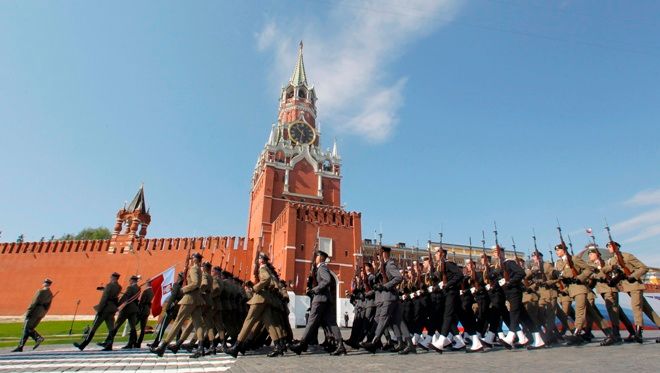 Polská jednotka, která svou účastí potvrzuje významný posun v rusko-polských vztazích. | Foto: Reuters