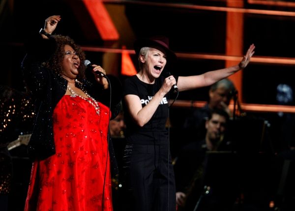 Aretha Franklin a Annie Lennox | Foto: Reuters