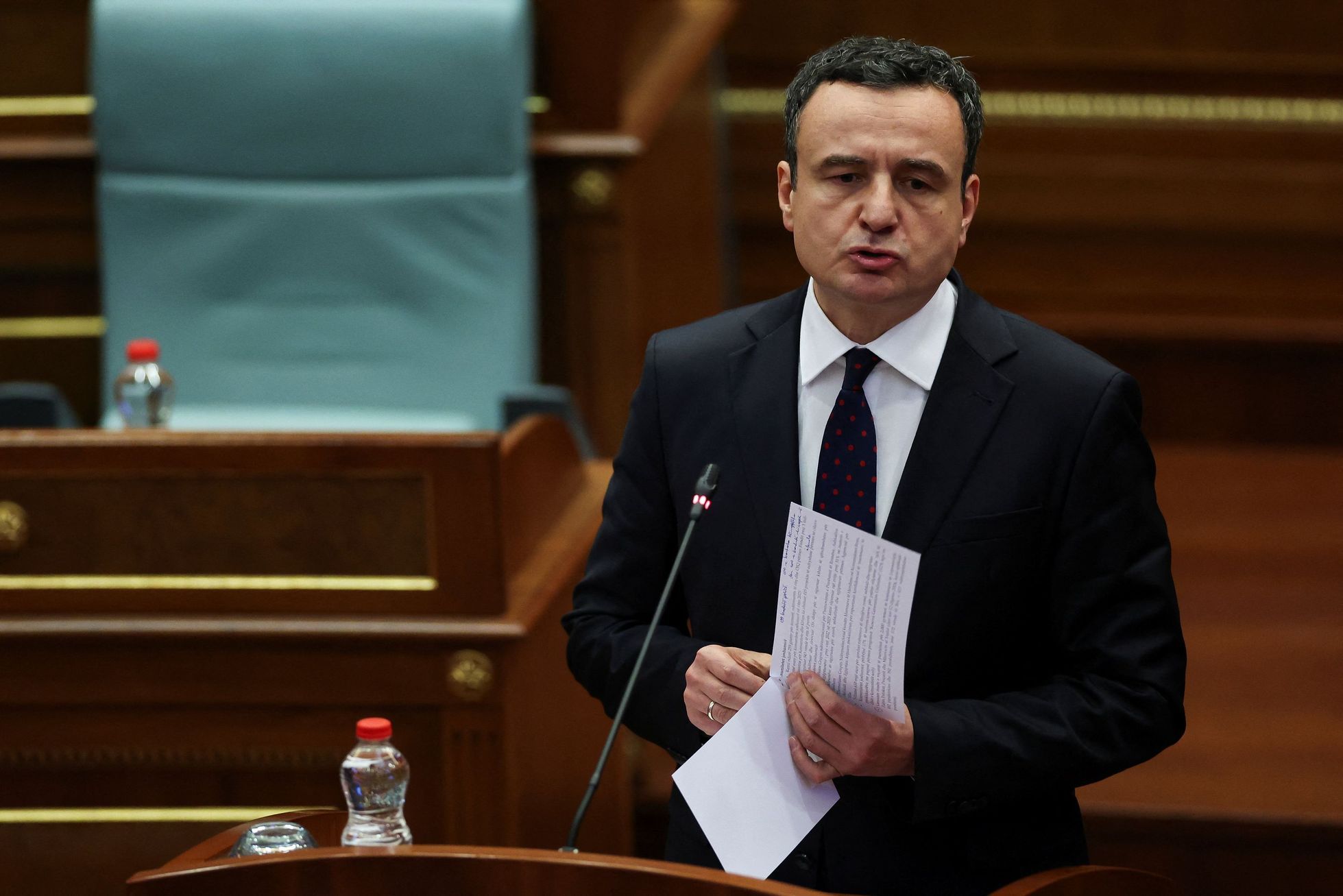Premiérova prohra. Kurti nezískal podporu parlamentu pro sestavení vlády
