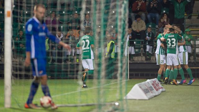 Radost fotbalistů Bohemians | Foto: ČTK