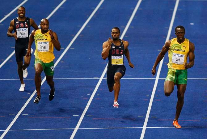 Usain Bolt - zlato a světový rekord | Foto: Reuters