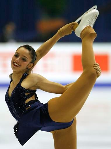 Stefania Bartonová z Itálie při krátkém programu | Foto: Reuters