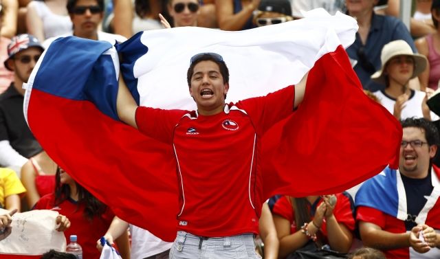 Fanoušek Chilana Gonzalese. | Foto: Reuters