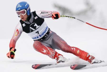 Benjamin Raich při tréninku v Lake Louis | Foto: Reuters