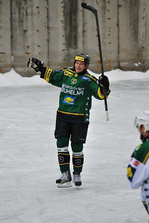 A radost ze vstřelené branky byla rovněž podobná. | Foto: HC Energie Karlovy Vary (Kateřina Macečková)