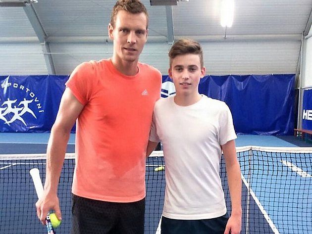 Tomáš Berdych a Michael Vrbenský | Foto: Archiv Michaela Vrbenského