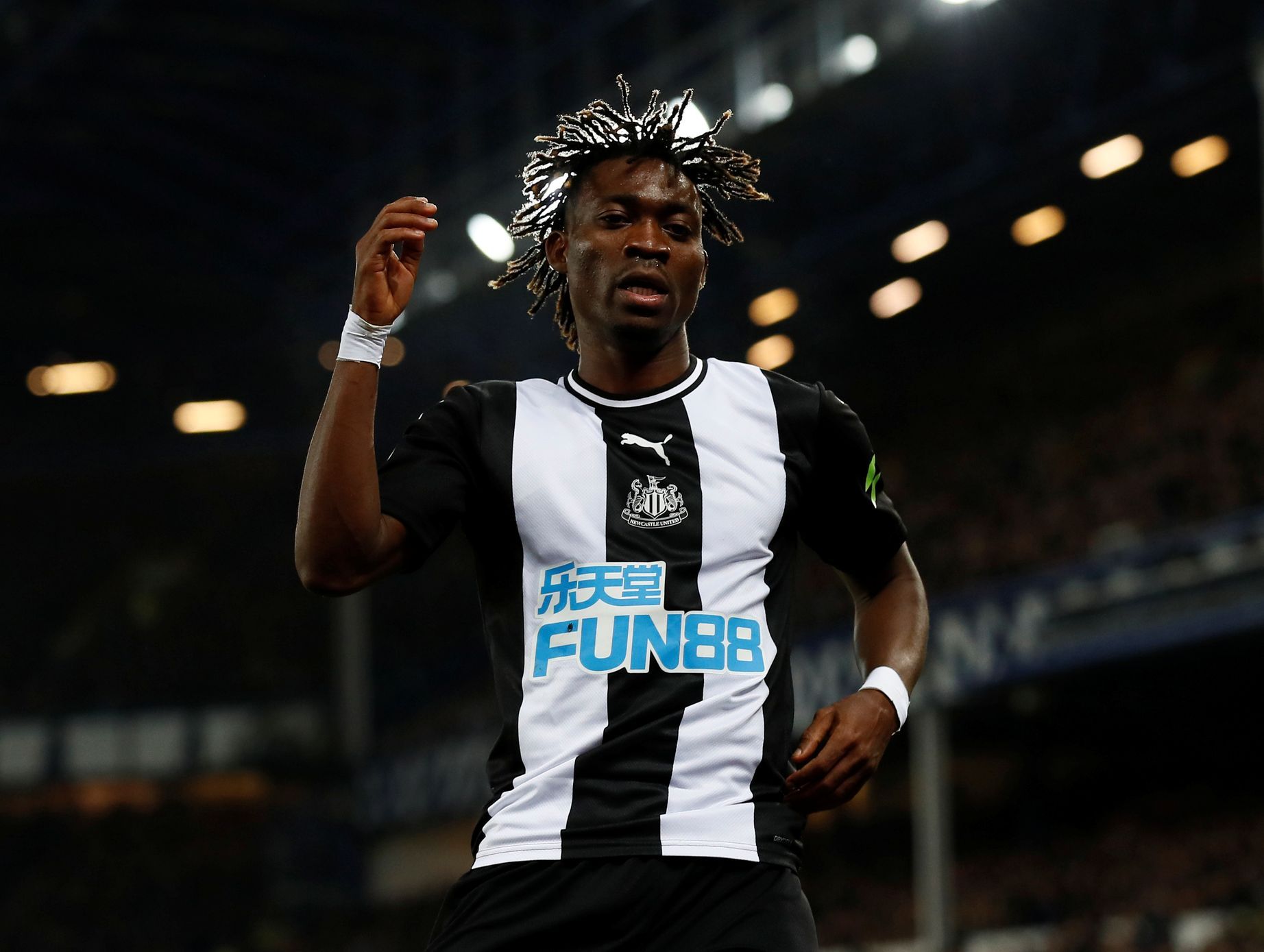 The former Newcastle player is missing.  The report of his recovery from the wreckage was not true